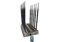 12 poder superior do jammer do sinal do telefone celular das antenas 80m 4G 5G