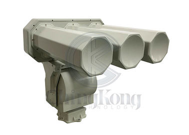 Jammer do sinal do zangão das antenas direcionais 60W 1500m do suporte 3 do veículo