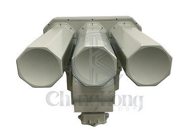 Jammer do sinal do zangão das antenas direcionais 60W 1500m do suporte 3 do veículo