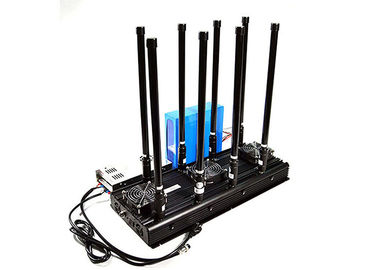 8 faixas 4G 3G G/M WIFI jammer do sinal do telefone celular de 165 watts
