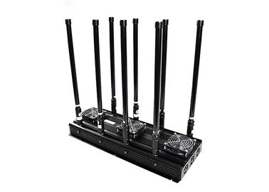8 faixas 4G 3G G/M WIFI jammer do sinal do telefone celular de 165 watts