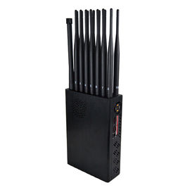 Jammer de nylon do sinal do telefone celular do watt 5G das antenas 16 da tampa 16