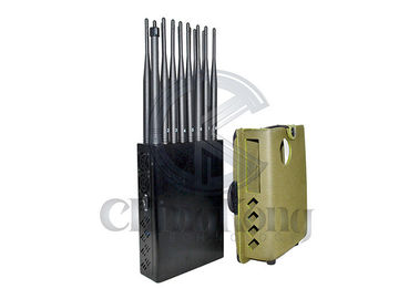 Jammer de nylon do sinal do telefone celular do watt 5G das antenas 16 da tampa 16