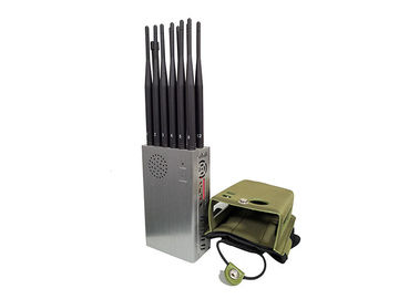 Jammer Handheld do sinal de 12 antenas todo o construtor do telefone celular 4G/3G/2G GPSL1L2L3L4L5 das faixas