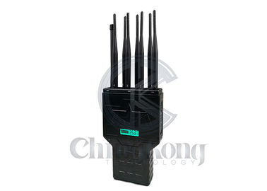30M 8 jammer Handheld do sinal da G/M 3G 4G GPS do telefone celular do poder superior 16W das faixas